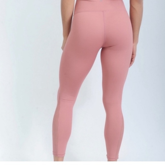ZYIA ACTIVE FLAME 7/8 LIGHT N' TIGHT LEGGINGS - CANYON ROSE - Picture 2 of 6
